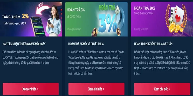 Ưu đãi và khuyến mãi K888